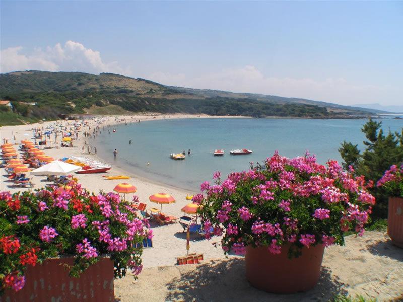 Appartamento Fronte mare attico indipendente ed esclusivo con terrazza panoramica Isola Rossa Esterno foto